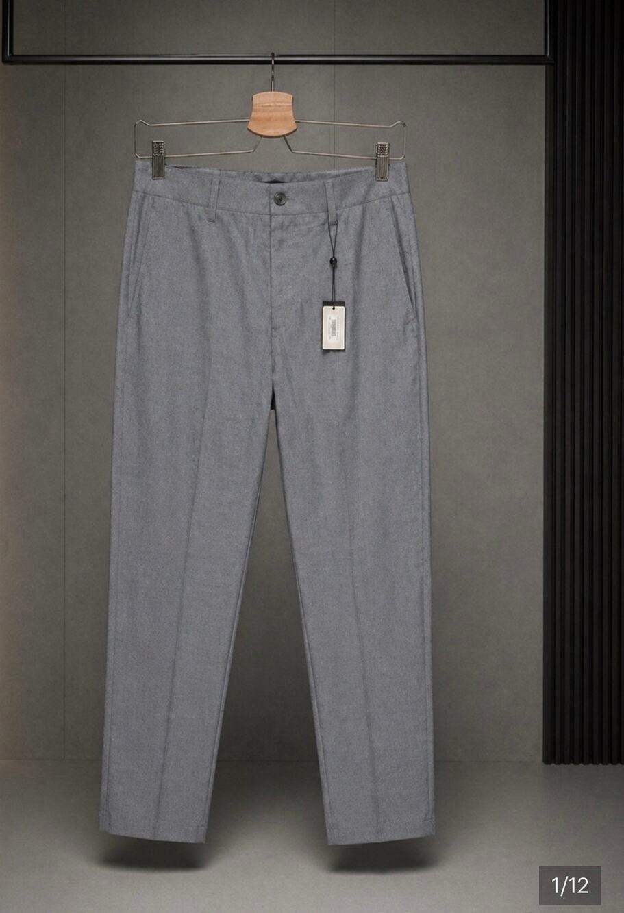 NWT: John Varvatos Blue Hemp Blend Lightweight Pants
